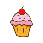 Ilustração Clipe de Cupcake