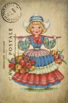 Dutch Traditional Dress Postcard