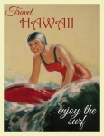 Cartaz de viagem do Havaí