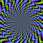 Illusion Illusion d'optique colorée
