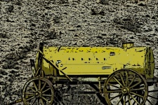 Antiguo vagón de agua