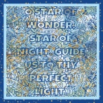 Star Of Night Prose Word Art Poster