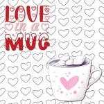 Love in a Mug Illustration