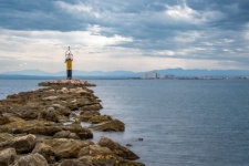 Landscape, sea view, lighthouse