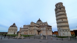 Leaning Tower Of Pisa And Cathedral