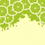 Limes Fruit Pattern Background