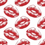 Lippen sexy Kuss-Muster