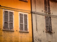 Old Wall And Window Shutters