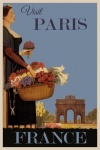 Poster de călătorie la Paris, Franța