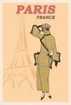 Párizsi Franciaország utazási poszter