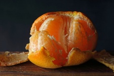Partially Peeled Mandarin