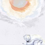 Oso polar y cachorros