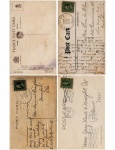 Postcard Backs Journal Cards
