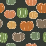 Pumpkins Pattern Background