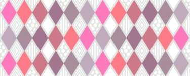 Rhombus pattern banner background