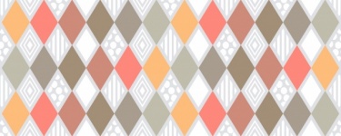 Rhombus Pattern Banner Background