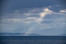 Rays Shining Over Iceland