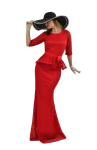 Red Dress, Woman, Evening Dress