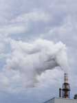 炼油厂工业蒸汽朋克烟雾