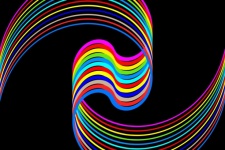 Rainbow Stripes Lines Clipart