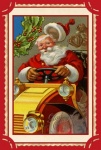 Santa Vintage julkort