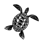 Clipart țestoasă de mare