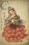 Spanish Traditional Dress Postcard