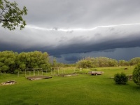 Stormy Sky Prairie Weather