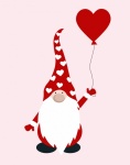 Valentine&039;s Day Cute Gnome