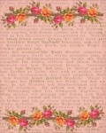 Vintage różowy Bookpage tło