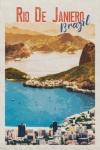 Affiche de voyage vintage Brésil