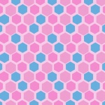 Honeycomb Rhombus Pattern Background