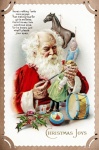 Weihnachten Vintage Kunst Postkarte