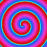 Swirl circle abstract background