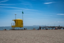 Sea, Lifeguard Tower, Beach, Summer