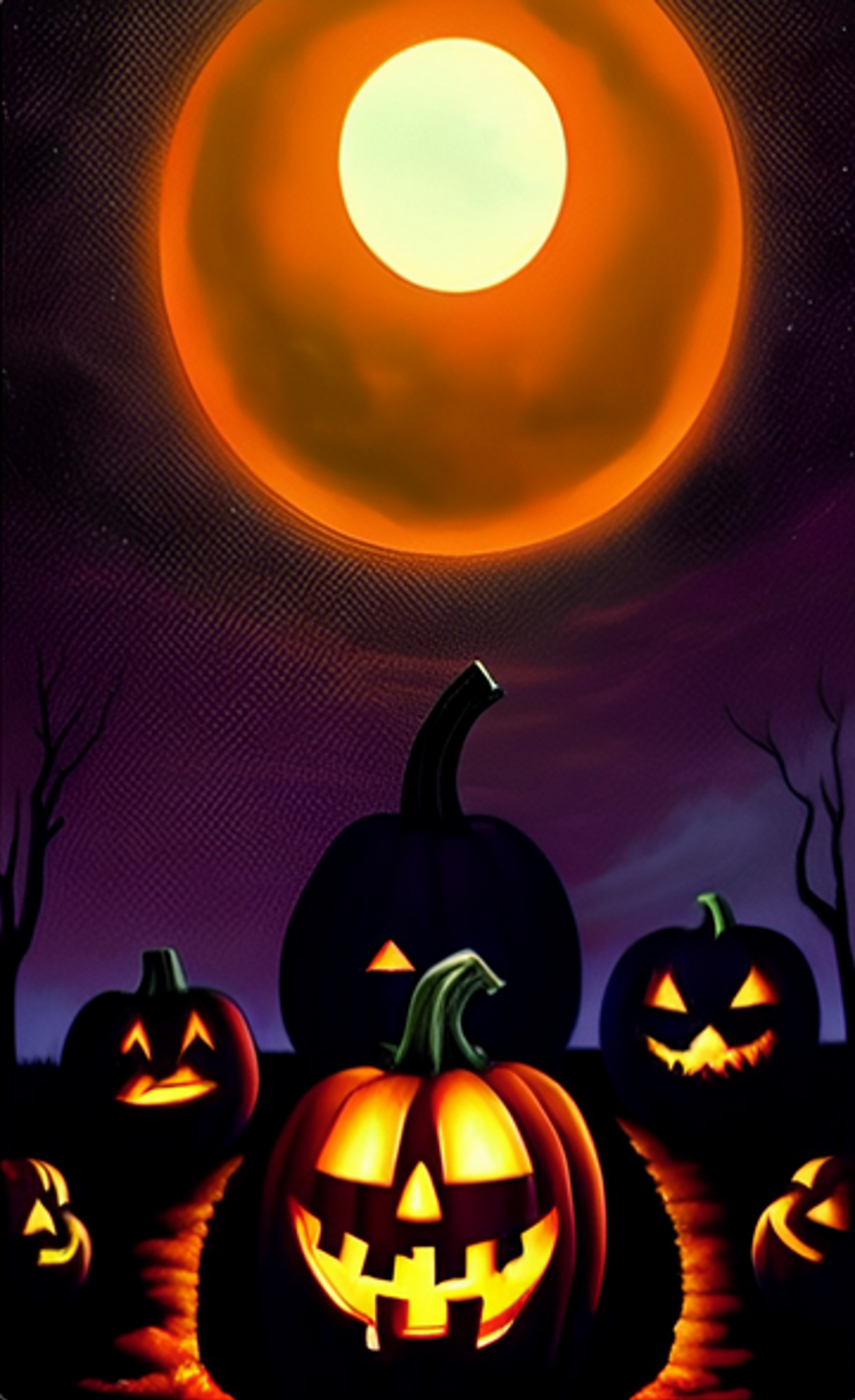 Full Moon Pumpkins Free Stock Photo - Public Domain Pictures