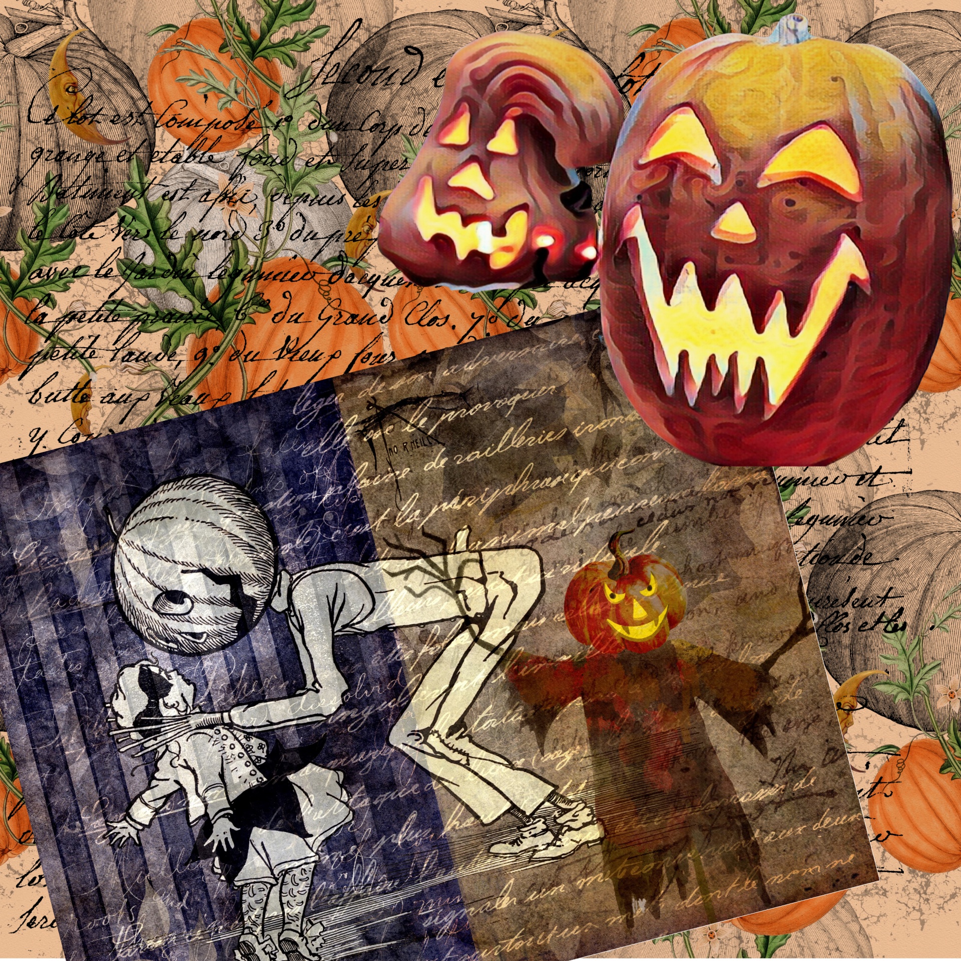 Scary Halloween Jack-o-lantern Free Stock Photo - Public Domain Pictures