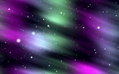 Hvězdná obloha Aurora borealis