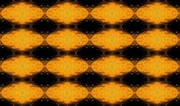 Black and gold repeat pattern