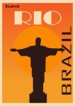 Brazil Travel Poster