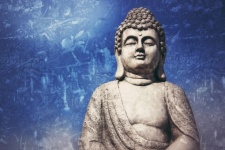 Boeddha figuur standbeeld sculptuur