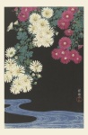 Chrysanthemums Japanese Vintage Art