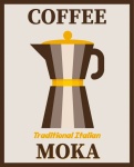 Poster italian de cafea