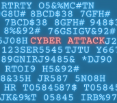 Cyber attack kod bakgrund