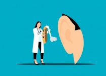 Gehörloses und Hörgerät