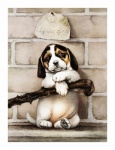 Ilustração de cachorro cachorro beagle