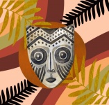 African Mask Tropical Culture