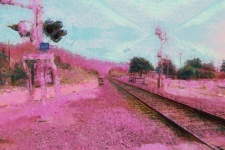 Peisaj de cale ferată