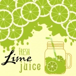 Limes Fruit Pattern Background