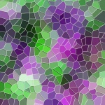 Mosaic Honeycomb Pattern Background
